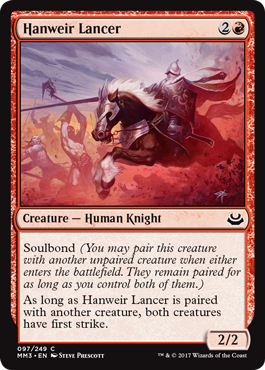 Hanweir Lancer - Modern Masters 2017 Spoiler