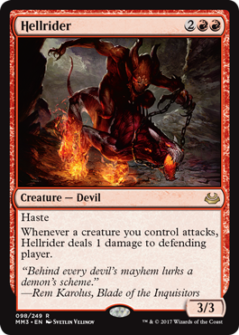 Hellrider - Modern Masters 2017 Spoiler