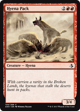 Hyena Pack - Amonkhet Spoiler