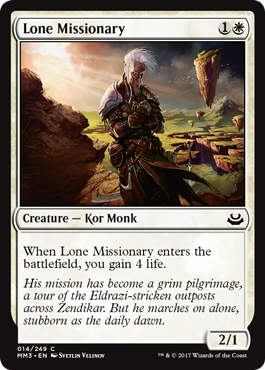 Lone Missionary - Modern Masters 2017 Spoiler