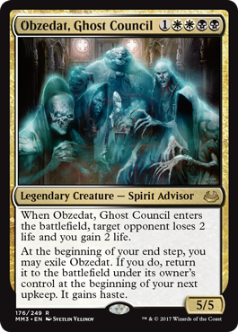 Obzedat, Ghost Council - Modern Masters 2017 Spoiler