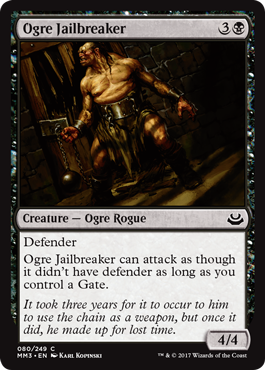 Ogre Jailbreaker - Modern Masters 2017 Spoiler