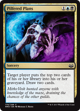 Pilfered Plans - Modern Masters 2017 Spoiler