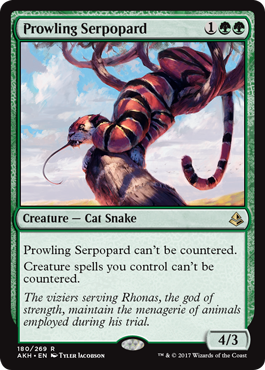 Prowling Serpopard - Amonkhet Spoiler