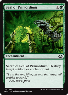 Seal of Primordium - Modern Masters 2017 Spoiler