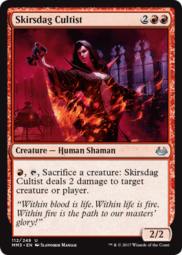 Skirsdag Cultist - Modern Masters 2017 Spoiler