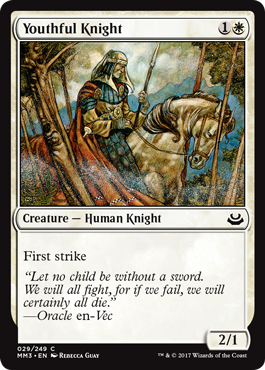 Youthful Knight - Modern Masters 2017 Spoiler