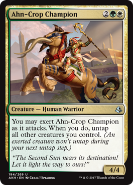 Ahn-Crop Champion - Amonkhet Spoiler