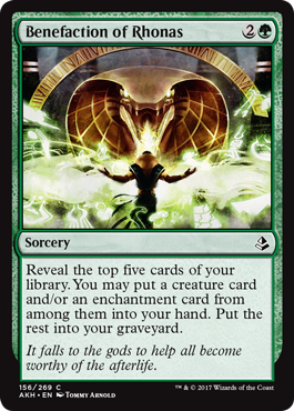 Benefaction of Rhonas - Amonkhet Spoiler