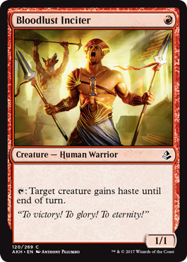 Bloodlust Inciter - Amonkhet Spoiler