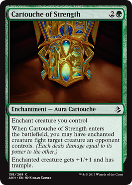 Cartouche of Strength - Amonkhet Spoiler