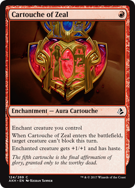 Cartouche of Zeal - Amonkhet Spoiler