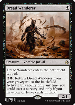 Dread Wanderer - Amonkhet Spoiler