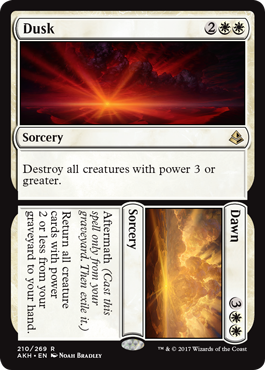 Dusk - Dawn - Amonkhet Spoilers