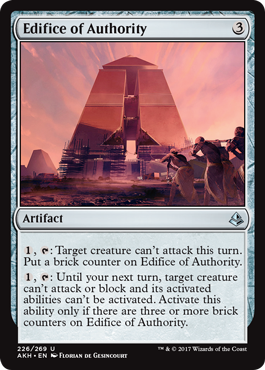 Edifice of Authority - Amonkhet Spoiler