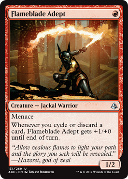 Flameblade Adept - Amonkhet Spoiler