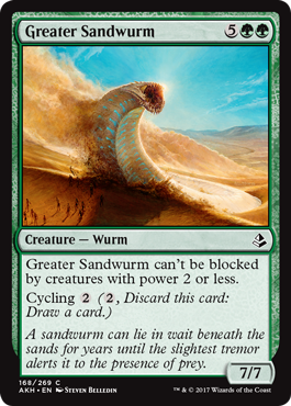 Greater Sandwurm - Amonkhet Spoiler