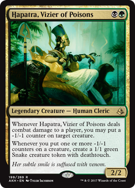 Hapatra, Vizier of Poisons - Amonkhet Spoiler