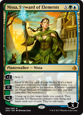 Nissa, Steward of Elements - Amonkhet Spoiler