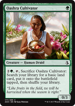 Oashra Cultivator - Amonkhet Spoiler