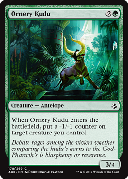 Ornery Kudu - Amonkhet Spoiler