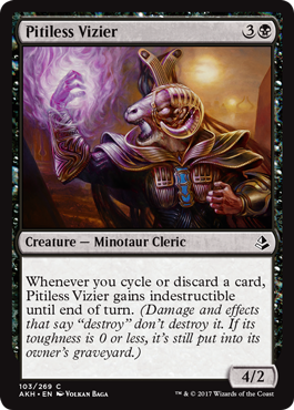 Pitiless Vizier - Amonkhet Spoiler