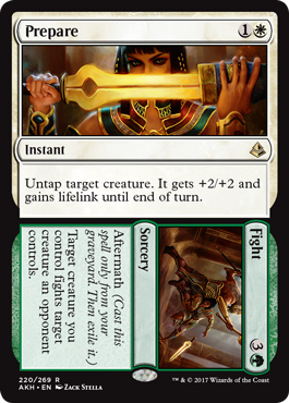 Prepare - Fight - Amonkhet Spoiler