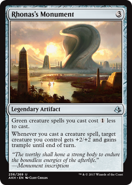 Rhonas's Monument - Amonkhet Spoiler