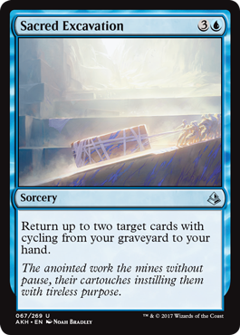 Sacred Excavation - Amonkhet Spoiler