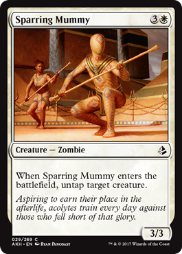 Sparring Mummy - Amonkhet Spoiler