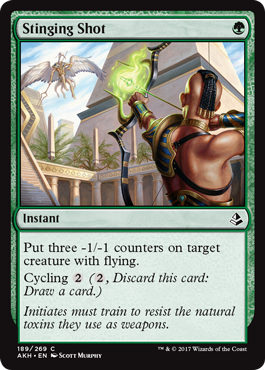 Stinging Shot - Amonkhet Spoiler