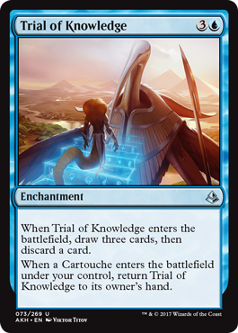 Trial of Knowledge - Amonkhet Spoiler