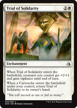 Trial of Solidarity - Amonkhet Spoiler