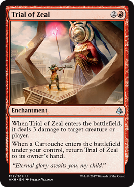 Trial of Zeal - Amonkhet Spoiler