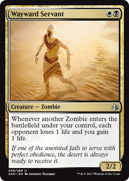 Wayward Servant - Amonkhet Spoiler