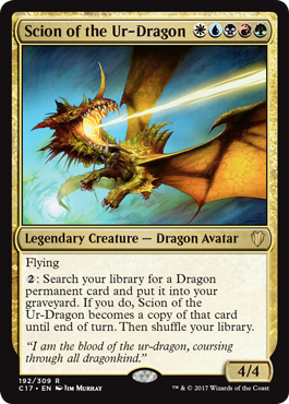 Scion of the Ur-Dragon - Commander Spoiler