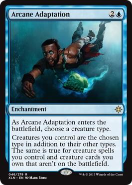 Arcane Adaptation - Ixalan Spoiler