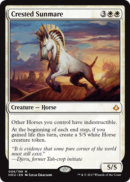 Crested Sunmare - Hour of Devastation Spoiler