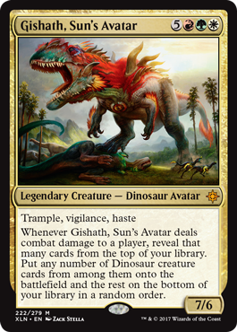 Gishath, Sun's Avatar - Ixalan Spoiler