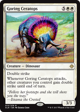 Goring Ceratops - Ixalan Spoiler