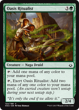 Oasis Ritualist - Hour of Devastation Spoiler