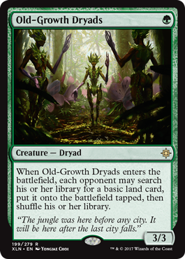 Old-Growth Dryads - Ixalan Spoiler