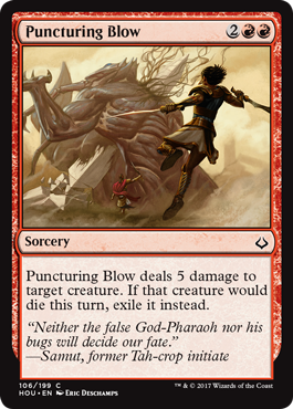 Puncturing Blow - Hour of Devastation Spoiler