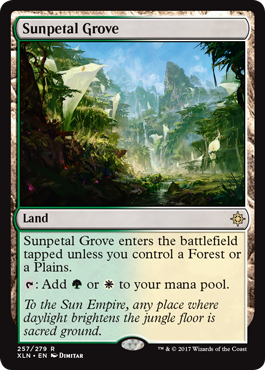 Sunpetal Grove - Ixalan Spoiler