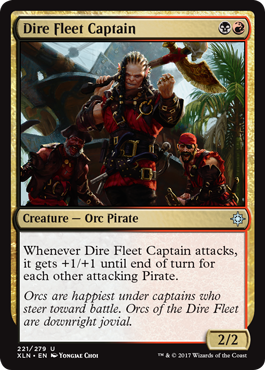 Dire Fleet Captain - Ixalan Spoiler