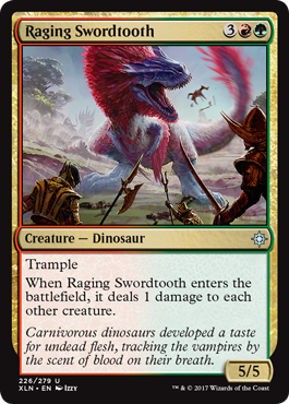 Raging Swordtooth - Ixalan Spoiler