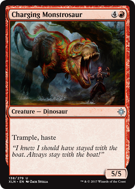 Charging Monstrosaur - Ixalan Spoiler