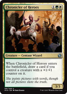 Chronicler of Heroes - Iconic Masters Spoiler