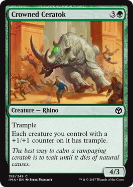 Crowned Ceratok - Iconic Masters Spoiler