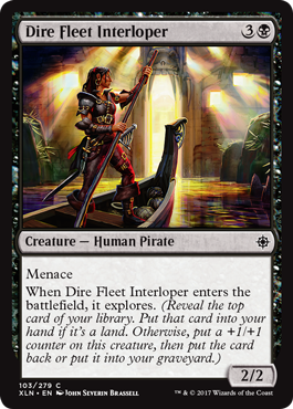 Dire Fleet Interloper - Ixalan Spoiler